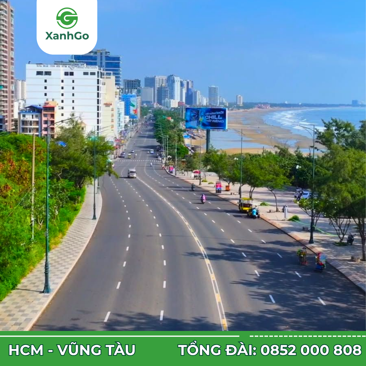 Xe du lịch Vũng Tàu XanhGo Travel: Dịch vụ chất lượng cao, đáp ứng mọi nhu cầ