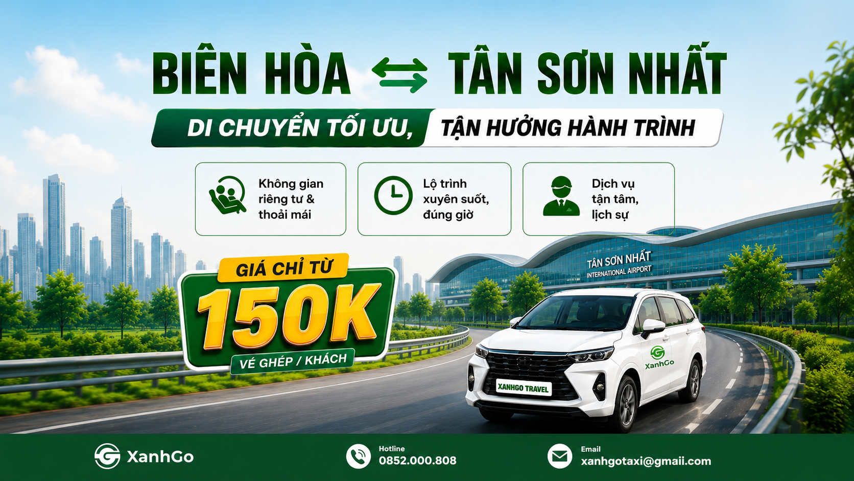 Xe Biên Hòa - Sân bay Tân Sơn Nhất